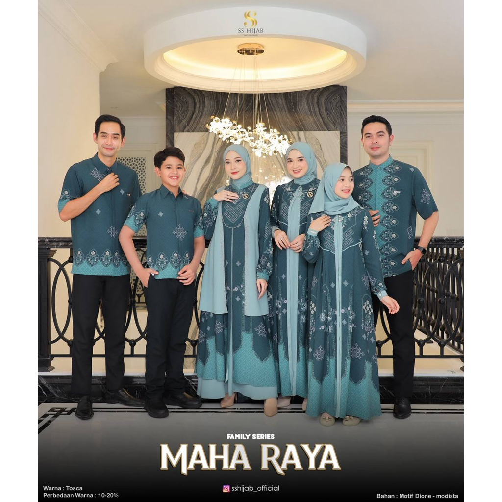 (OPEN PO TANPA DP) | TERBARU SARIMBIT MAHA RAYA BY SS HIJAB / FAMSET MAHA RAYA/COUPLE SS HIJAB / GAM