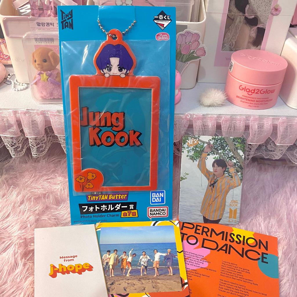 OFFICIAL TINYTAN JUNGKOOK PHOTOCARD HOLDER BUTTER VER - dapat semua yang difoto perintilan bts jungk