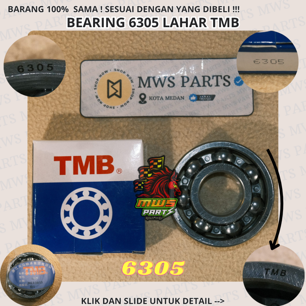 LAHAR 6305 BEARING LAHER BERING LAKER LAHER 6305 | TMB | 6305