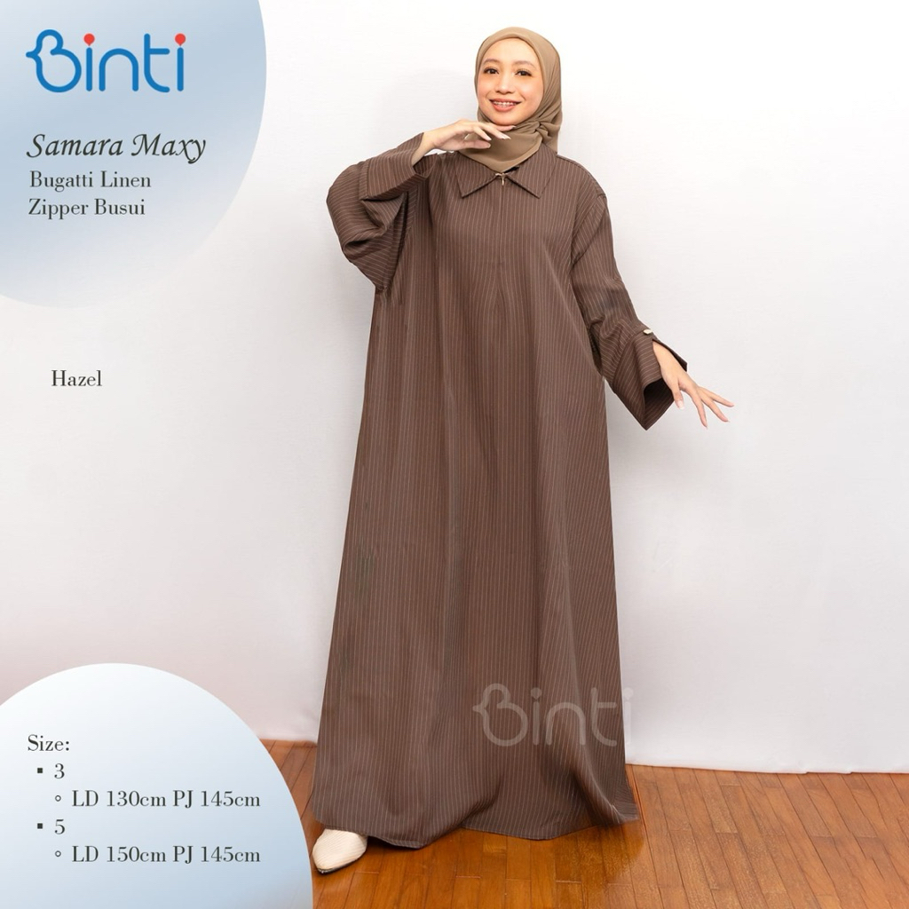 SAMARA DRES BINTI GAMIS ABAYA JUMBO SALUR LINEN OVERSIZE SUPER JUMBO GAMIS LD130 LD150 BIGSIZE