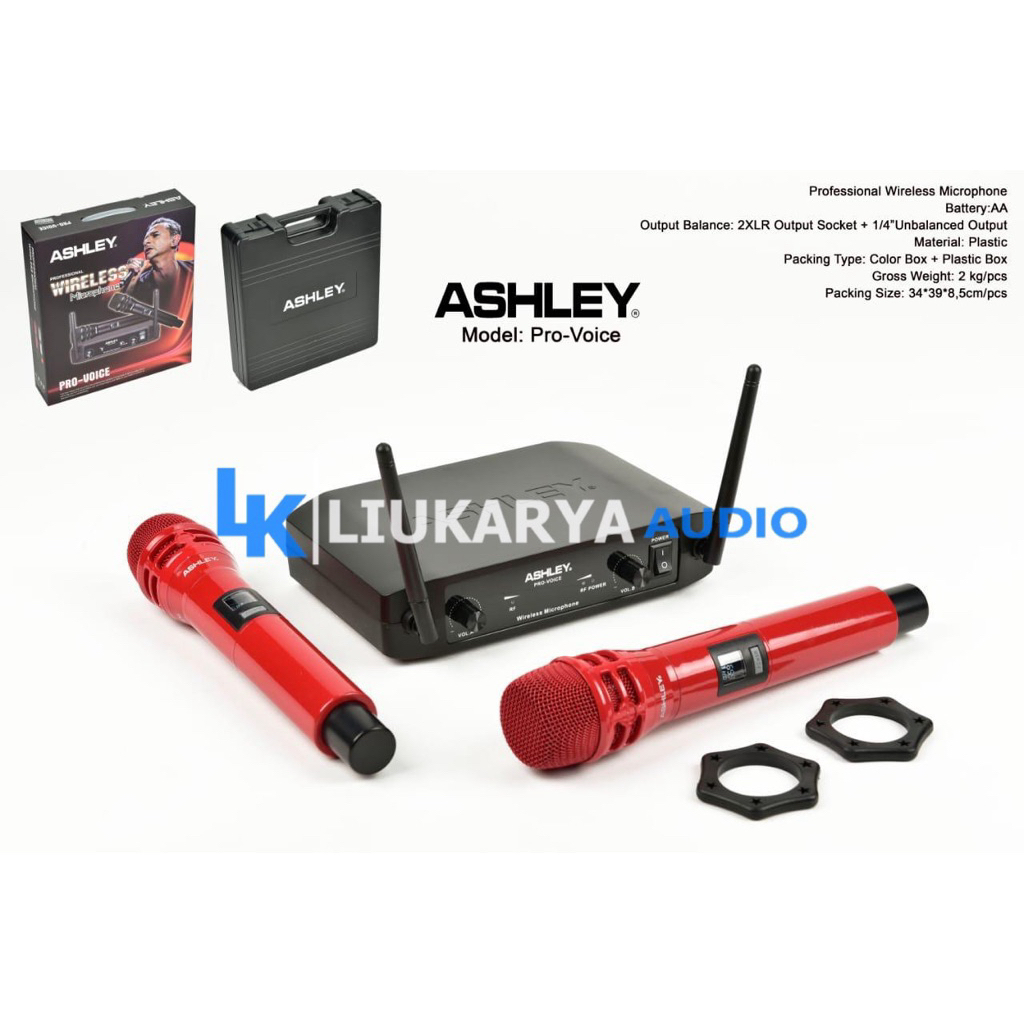 Mic Wireless Ashley Pro Voice