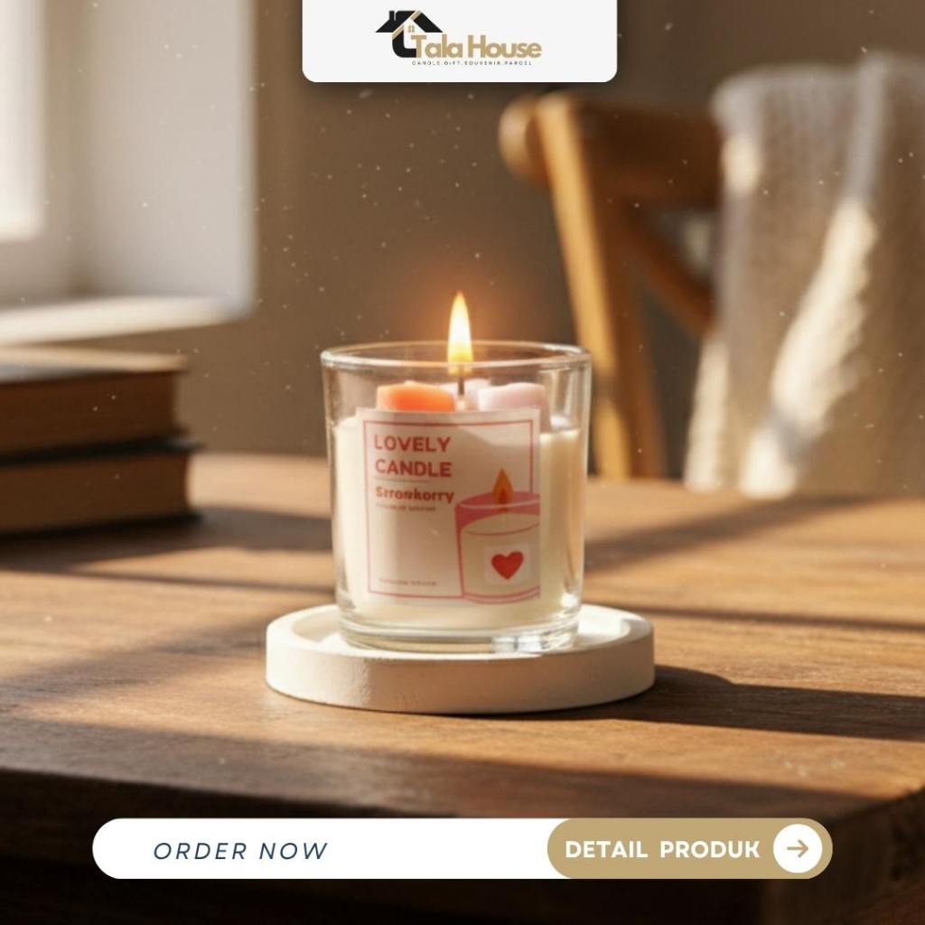 CANDLE RAINBOW LOVE | CANDLE DESSERT | LILIN AROMATERAPI | GIFT LUCU UNIK