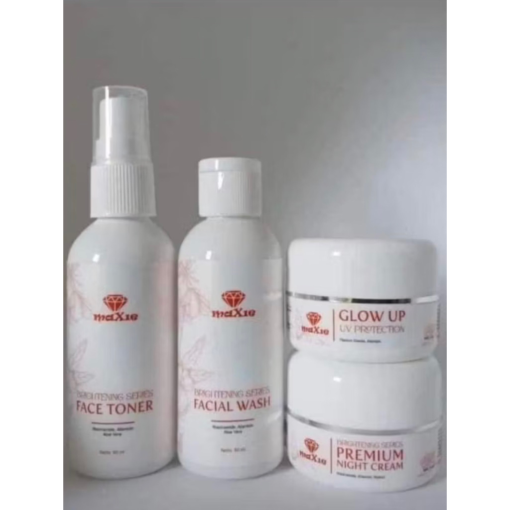 MAXIE GLOW  KEMASAN TERBARU BPOM/CREAM FLEK BPOM &SUNSCREEN MAXIE BPOM