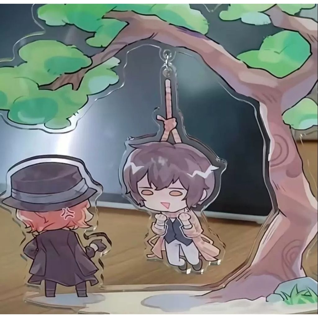 [READY] OME RARE Stand Akrilik Standee Bungou stray dogs Dazai bundir