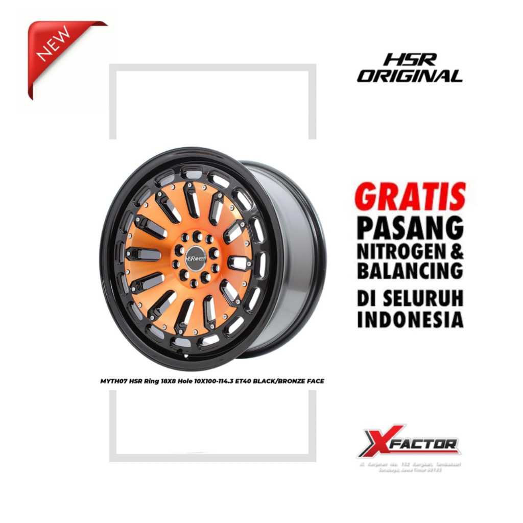 VELG MOBIL R18 HSR R18 MYTH07 R18X8 H 5X100 - 5X114,3 ET40