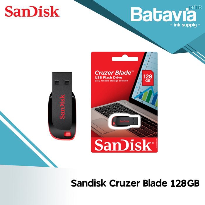 FLASHDISK SANDISK 128 GB CRUZER BLADE
