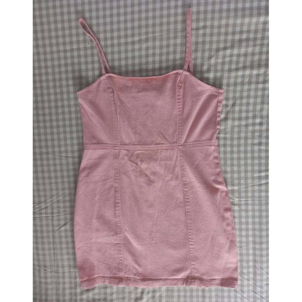 H&M Denim Pink Dress