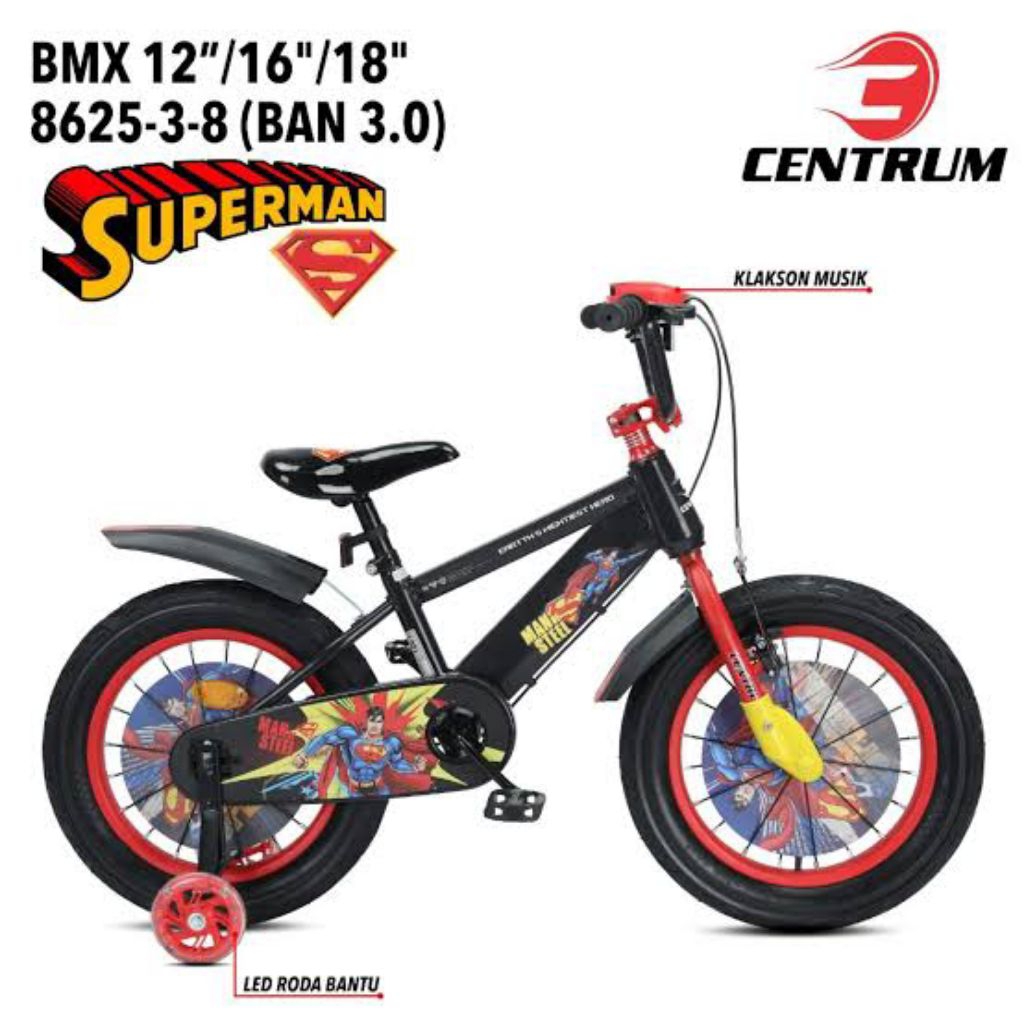 SEPEDA ANAK BMX 12 / 16 / 18 INCH NEW PHOENIX 2208 AT BAN JUMBO 3.0 / CENTRUM 8625-3-8 ASLI BY PACIF