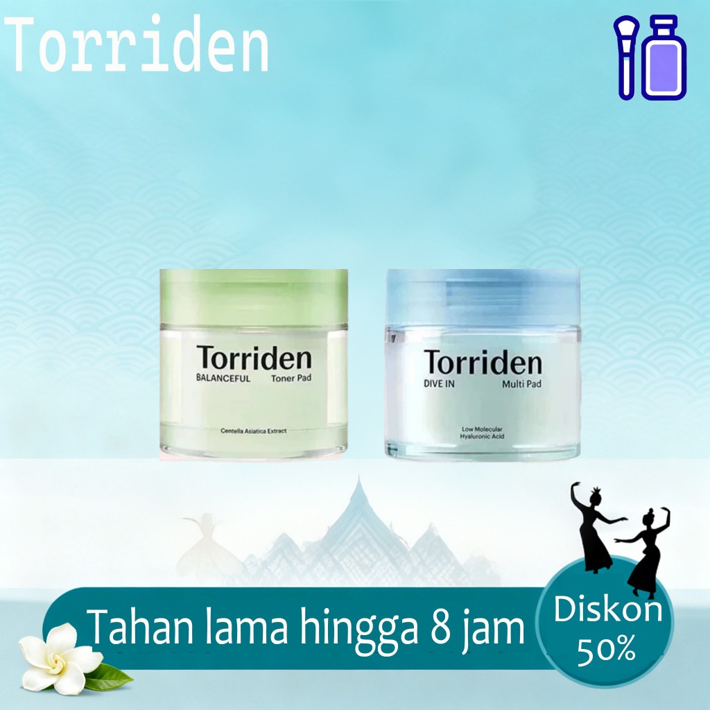 Torriden DIVE IN Multi Pad Low Molecular Hyaluronic TORRIDEN BALANCEFUL Toner Pad Centella Asiatica 