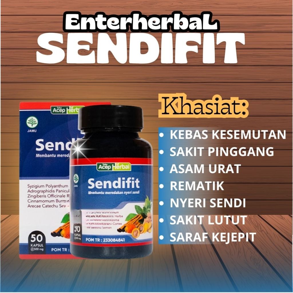 Sendifit Obat Herbal Nyeri Sendi Otot Saraf Kejepit