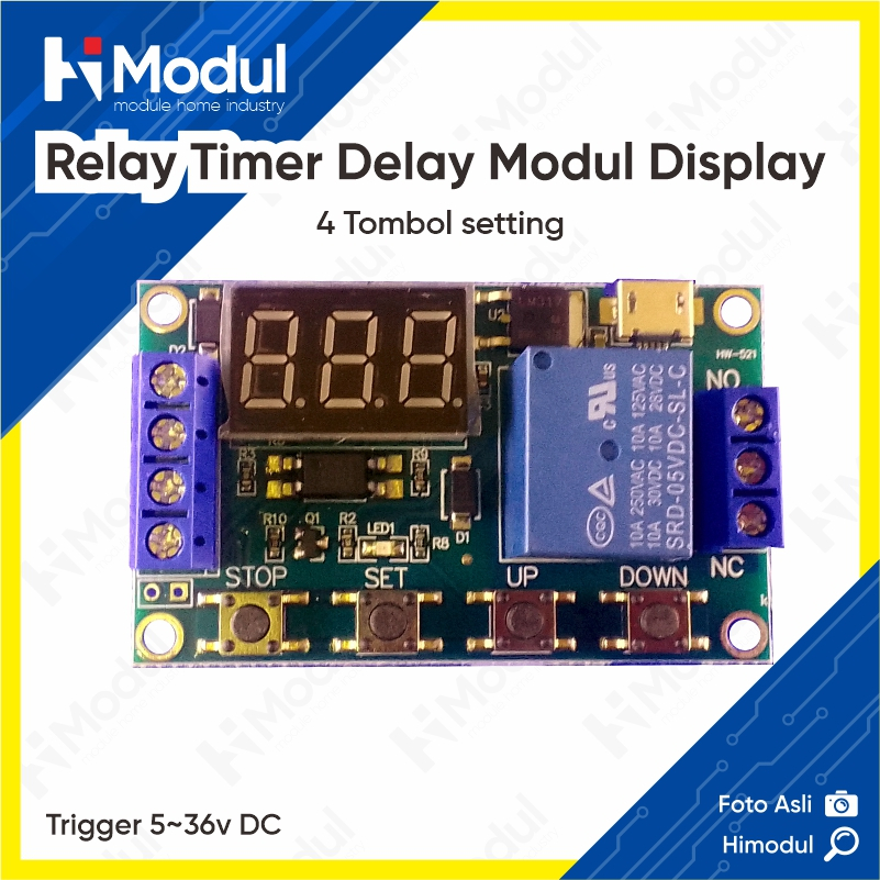 Relay Timer Delay Modul Display