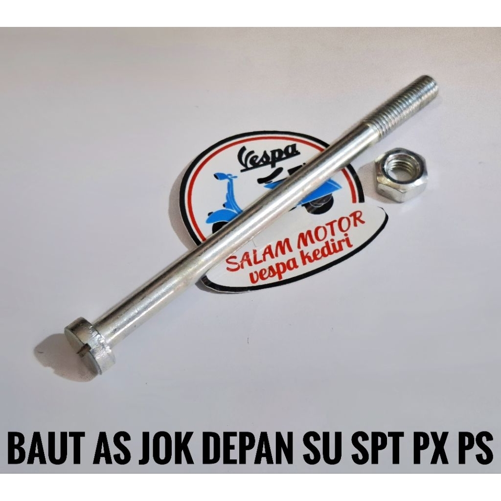 baut as jok depan vespa klasik super sprint px ps baut as sadel depan vespa klasik