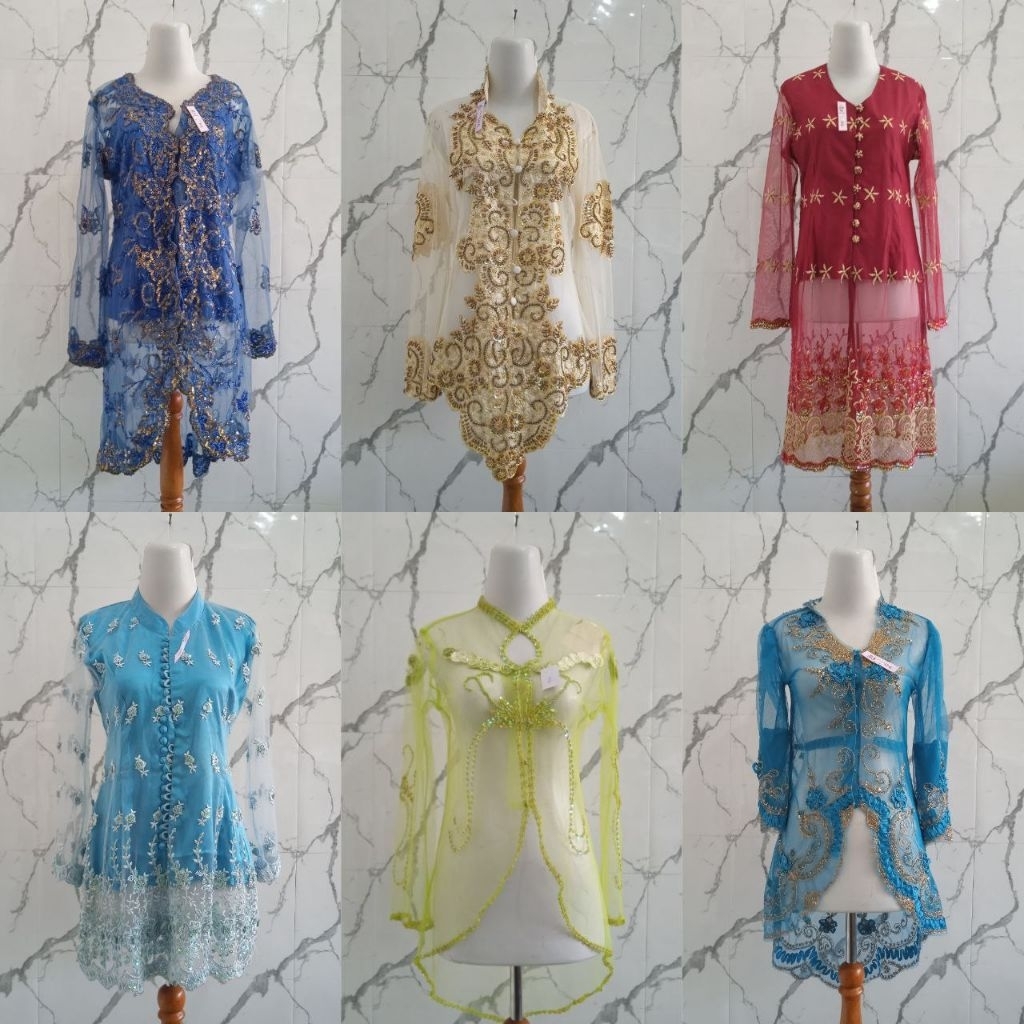 KEBAYA BRUKAT // BRUKAT TRADISIONAL // ATASAN PAYET // BRUKAT PAYET WANITA // KEBAYA KONDANGAN