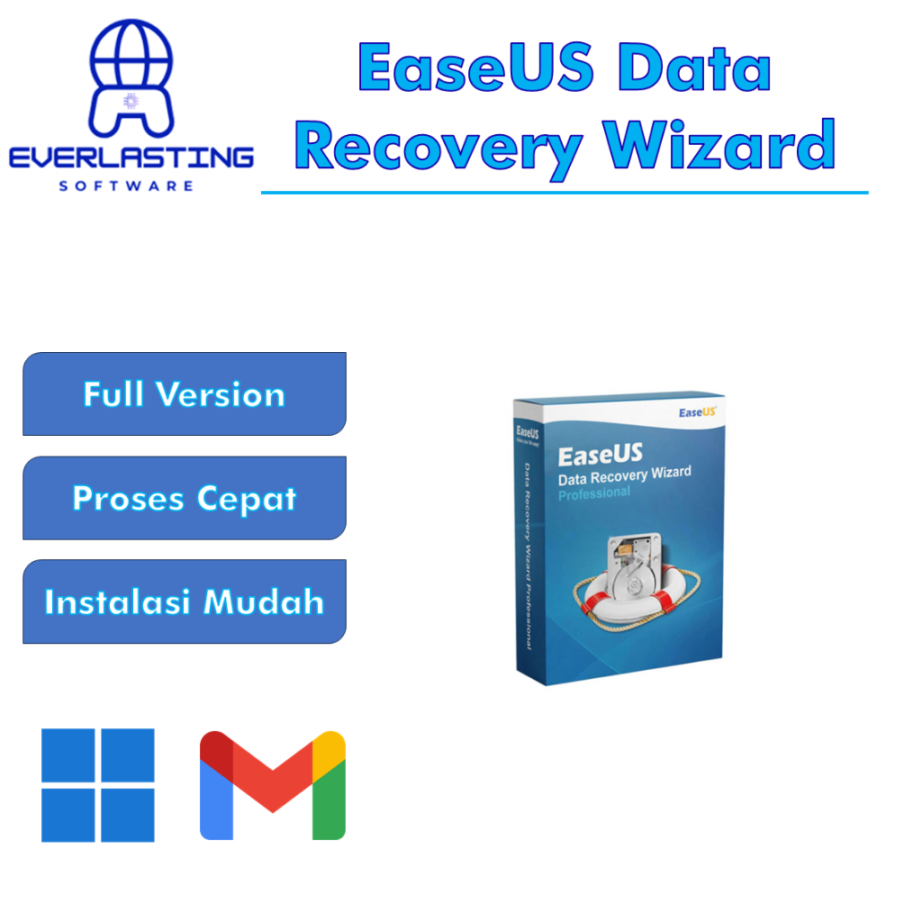 EaseUS Data Recovery Wizard Full Version Software Recovery Data Hardisk Memory Full Version Lifetime