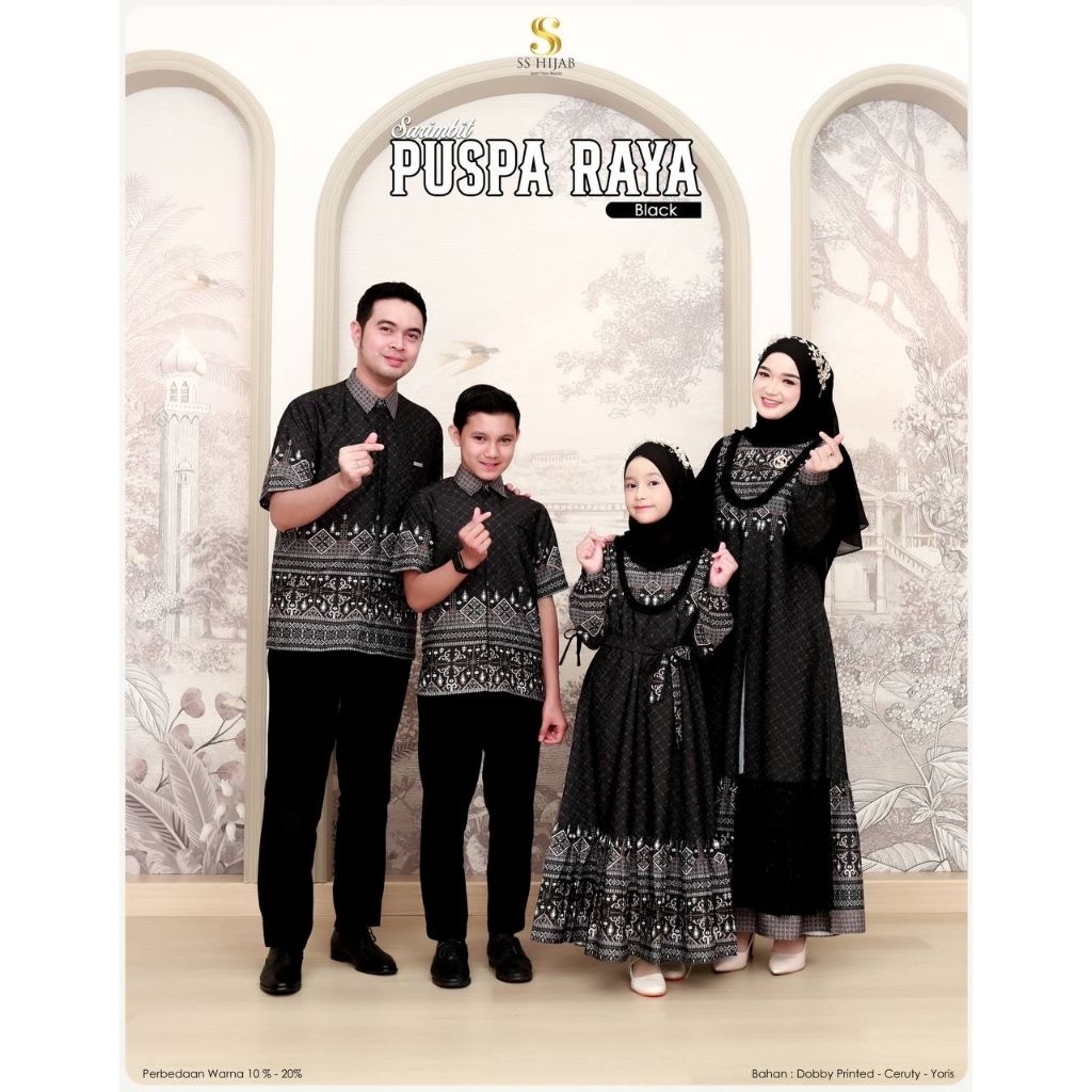 SARIMBIT LEBARAN PUSPA RAYA BY SS HIJAB[PO](Harga dp dikirim gift dulu)