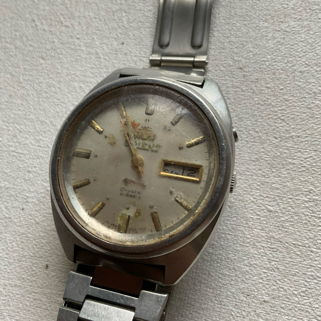 Orient Jam Tangan Jadul Vintage 21 Jewels 46941 No Seri 61174 Model Klasik dengan Perawatan Khusus H