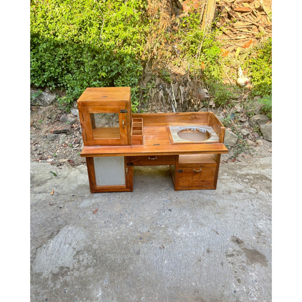 Gerobak Motor Tanpa Atap Kayu Jati / Mahoni | Desain Simpel & Ringan | Bisa Custom + Free Ongkir