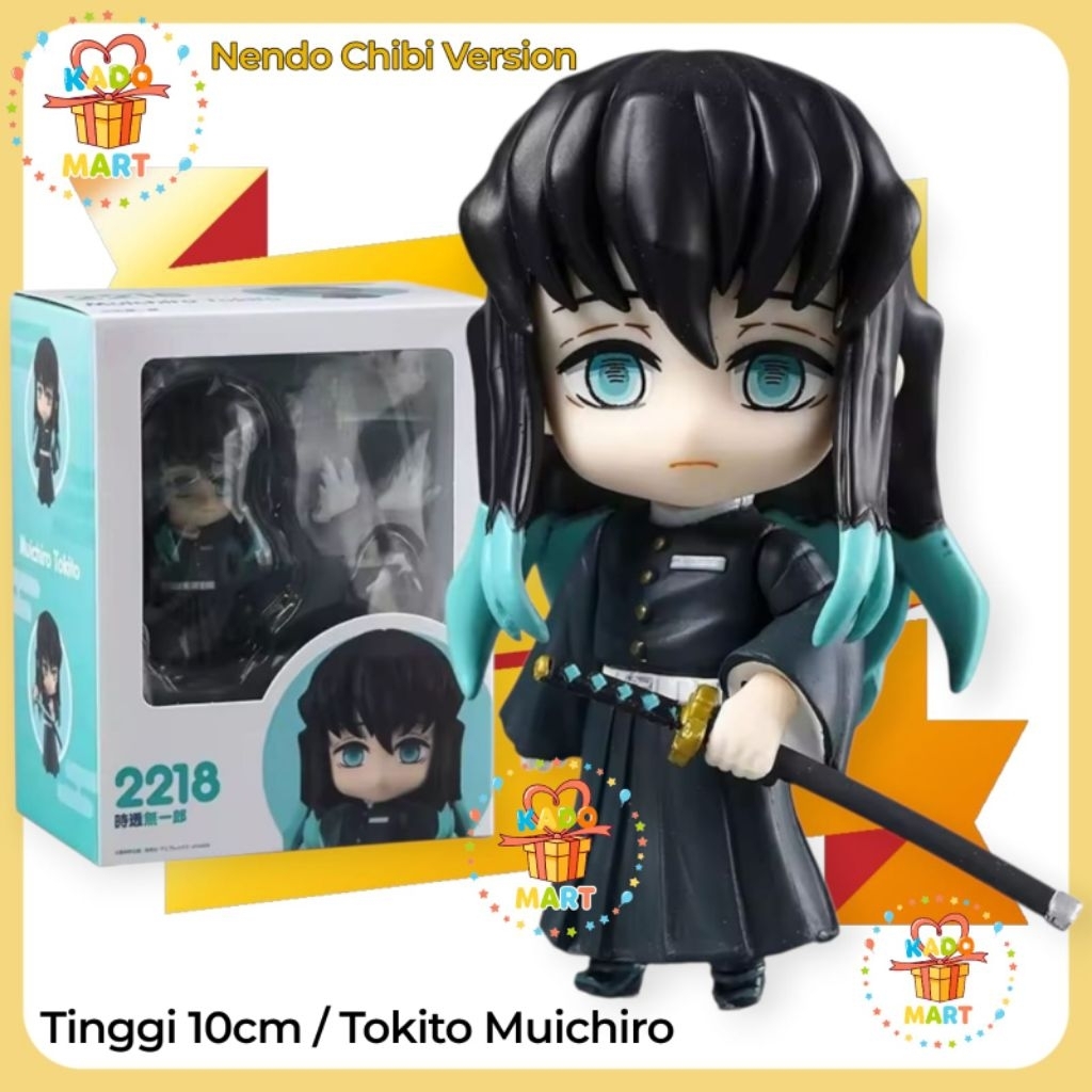 Pajangan Nendoroid Action Figure Muichiro Tokito Demon Slayer Kimetsu No Yaiba