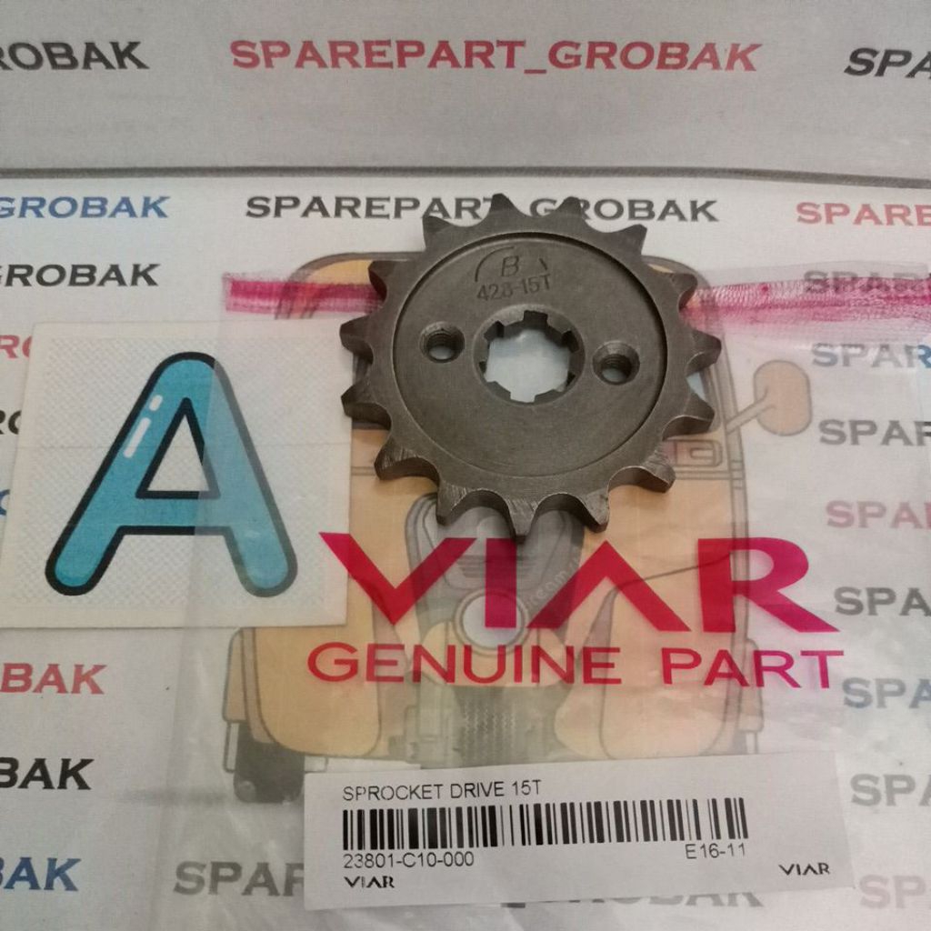 Gir DEPAN (428-14T,15T,16T) Viar Cross X 150SF, Original
