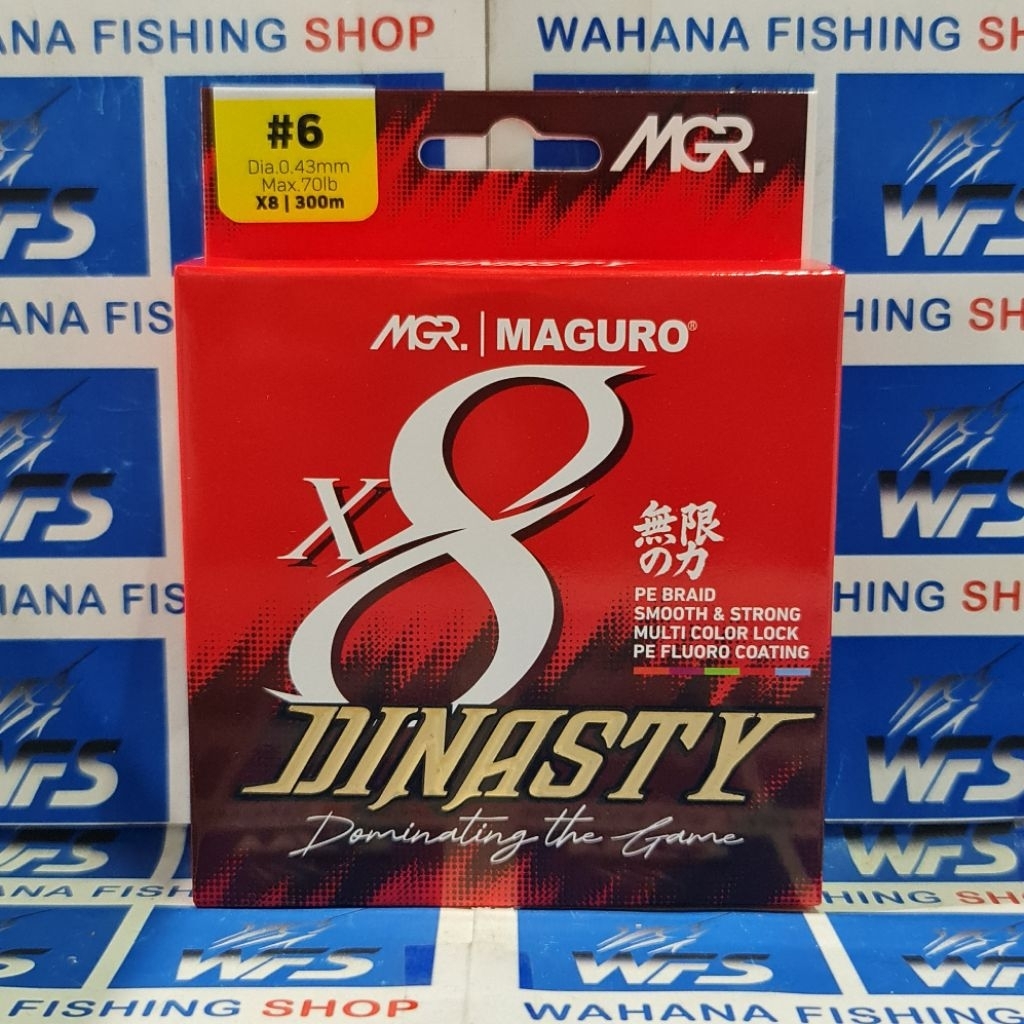 Senar PE Maguro Dinasty X8 PE 6 300m