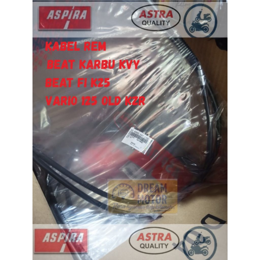 KABEL REM BELAKANG BEAT KARBU FI VARIO 125 OLD