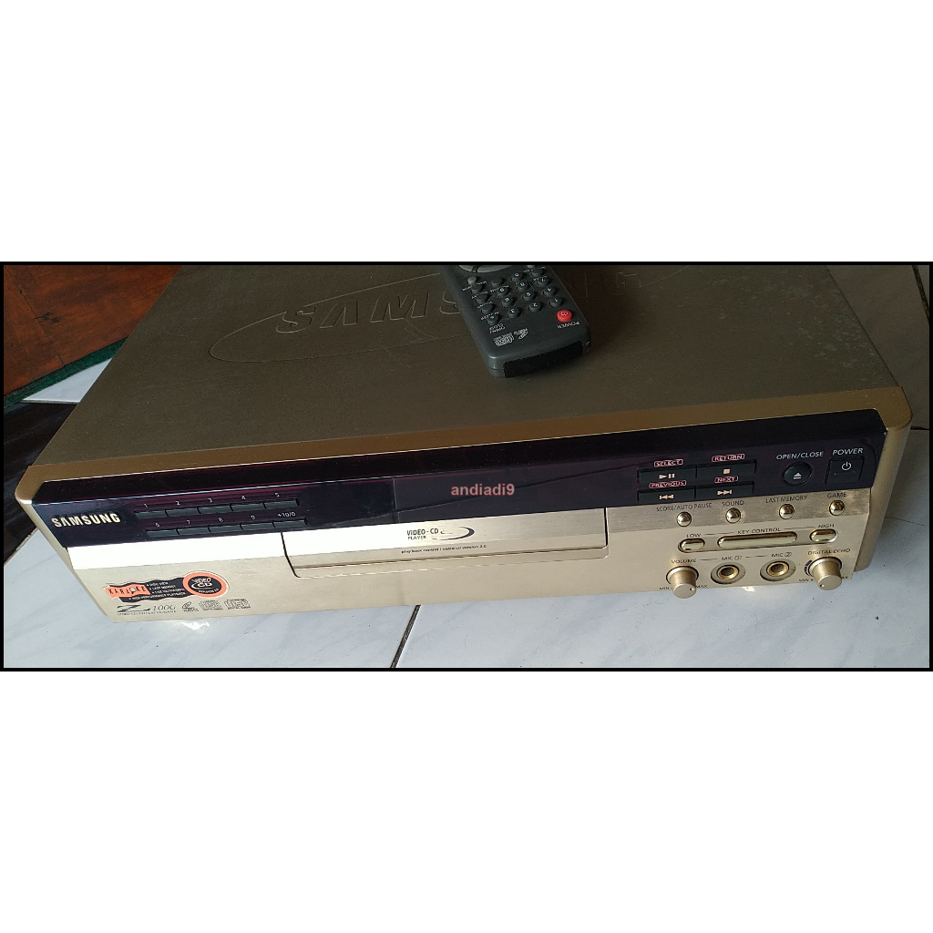BEKAS SAMSUNG KARAOKE VCD PLAYER Z - 100G NORMAL