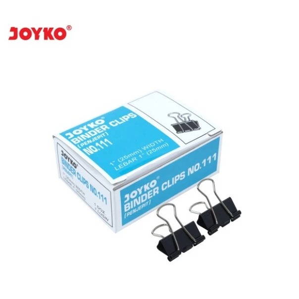 Binder Clip No 111 Merk Joyko / Binder Klip BC-111 Joyko / Klip Penjepit Kertas / Klip Kertas