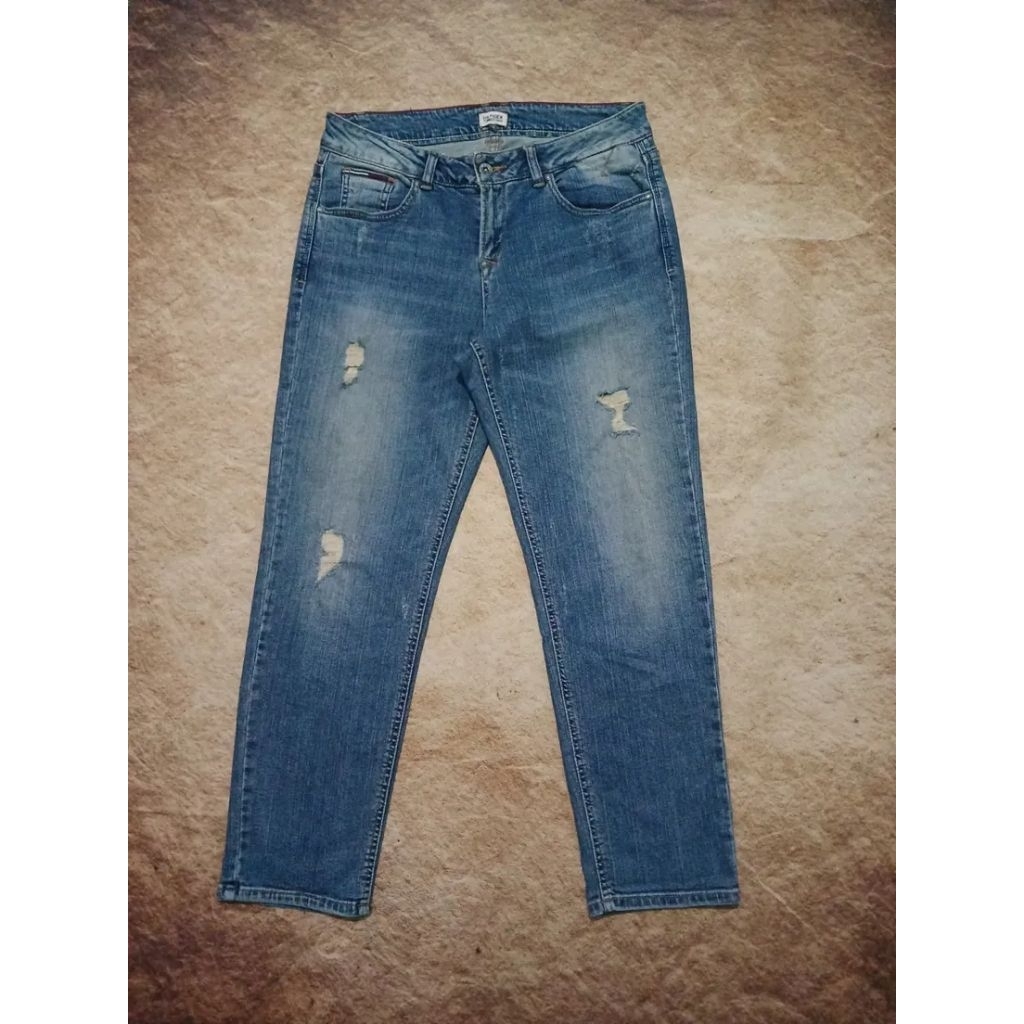 Jeans pria keren model tappered recomend second/bekas/preloved