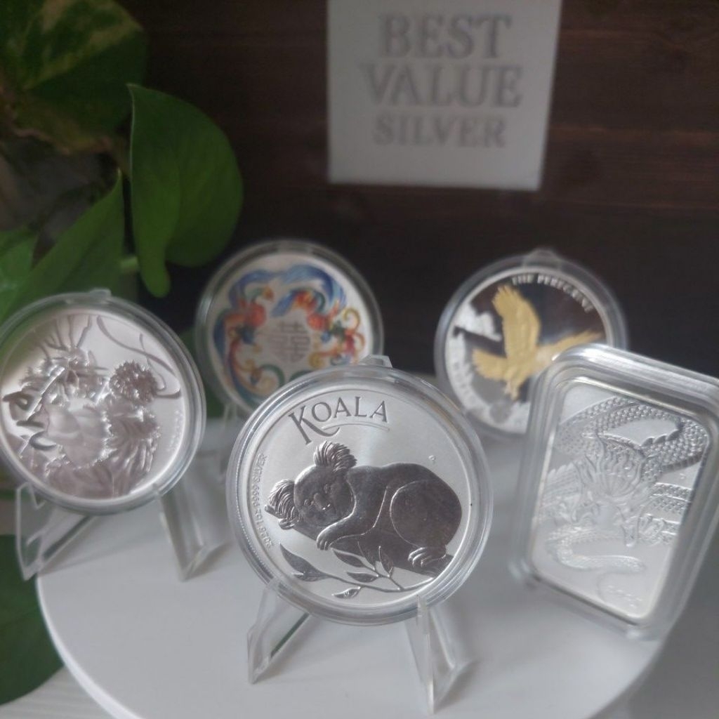 Koin Perak  1 Oz (31.1 gram)  Fine Silver 9999  Any various