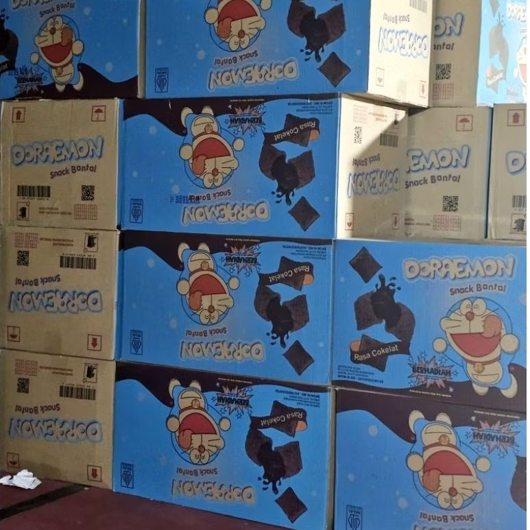 Brothoaly Jaguar / Milko / Atira / Doraemon Snack Berhadiah 1 Karton Isi 40Pcs