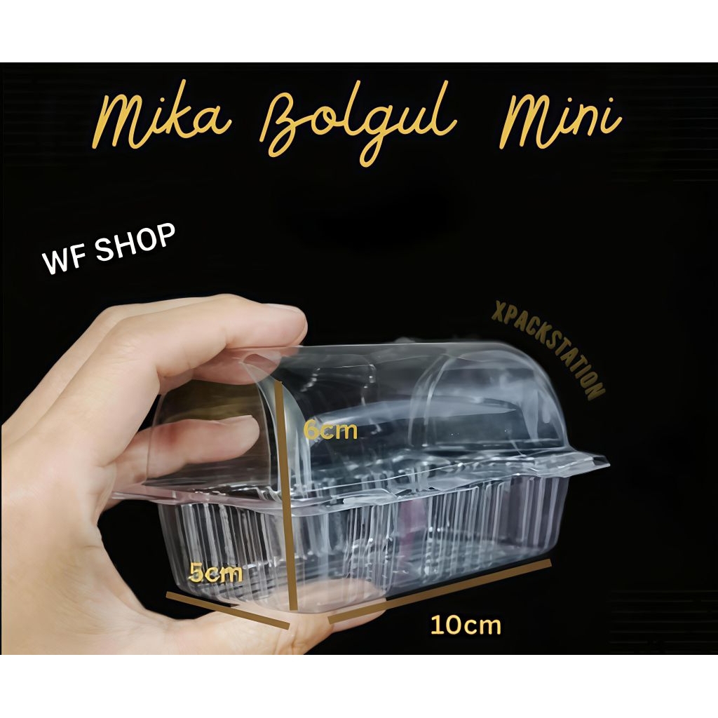 Mika Bolu Gulung Mini Isi 50pcs Mika Roti Gulung