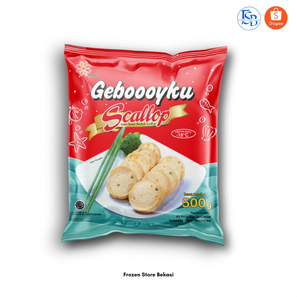 GEBOOOYKU SCALLOP AYAM 500GR