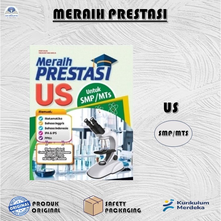 diskon Buku MERAIH PRESTASI UJIAN SEKOLAH SMP / MTS Kelas IX - Gratis Kunci Jawaban & Pembahasan