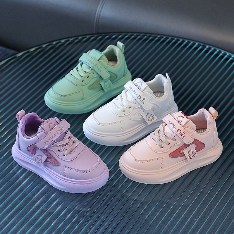 Sepatu Anak Perempuan Sneaker Anak Model Baru Bebek Kecil Sneakers Anak untuk Anak Perempuan dan Lak