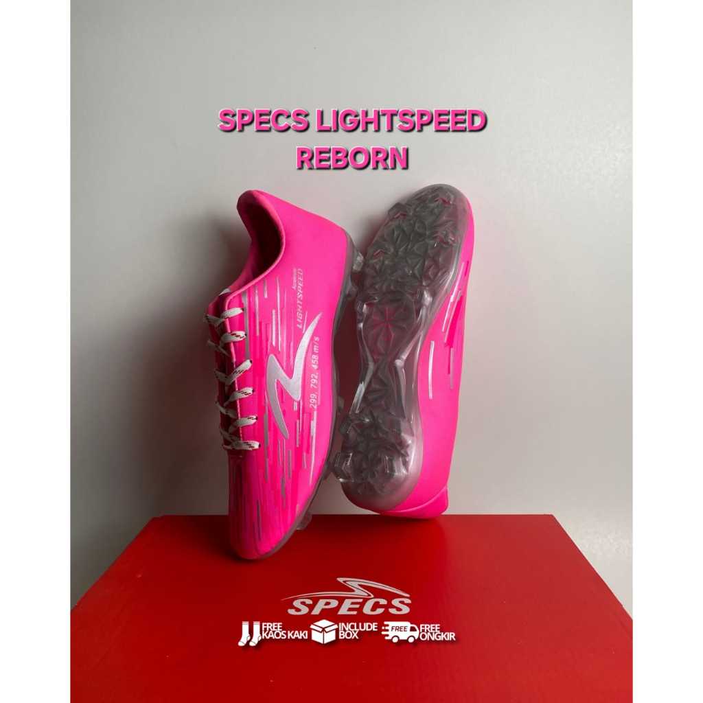 SEPATU SEPAK BOLA LS REBORN DIVA PINK, SEPATU BOLA LIGHTSPEED TERBARU
