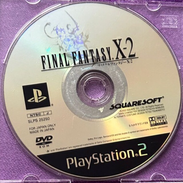 kaset ps2 ori japan final fantasy x-2