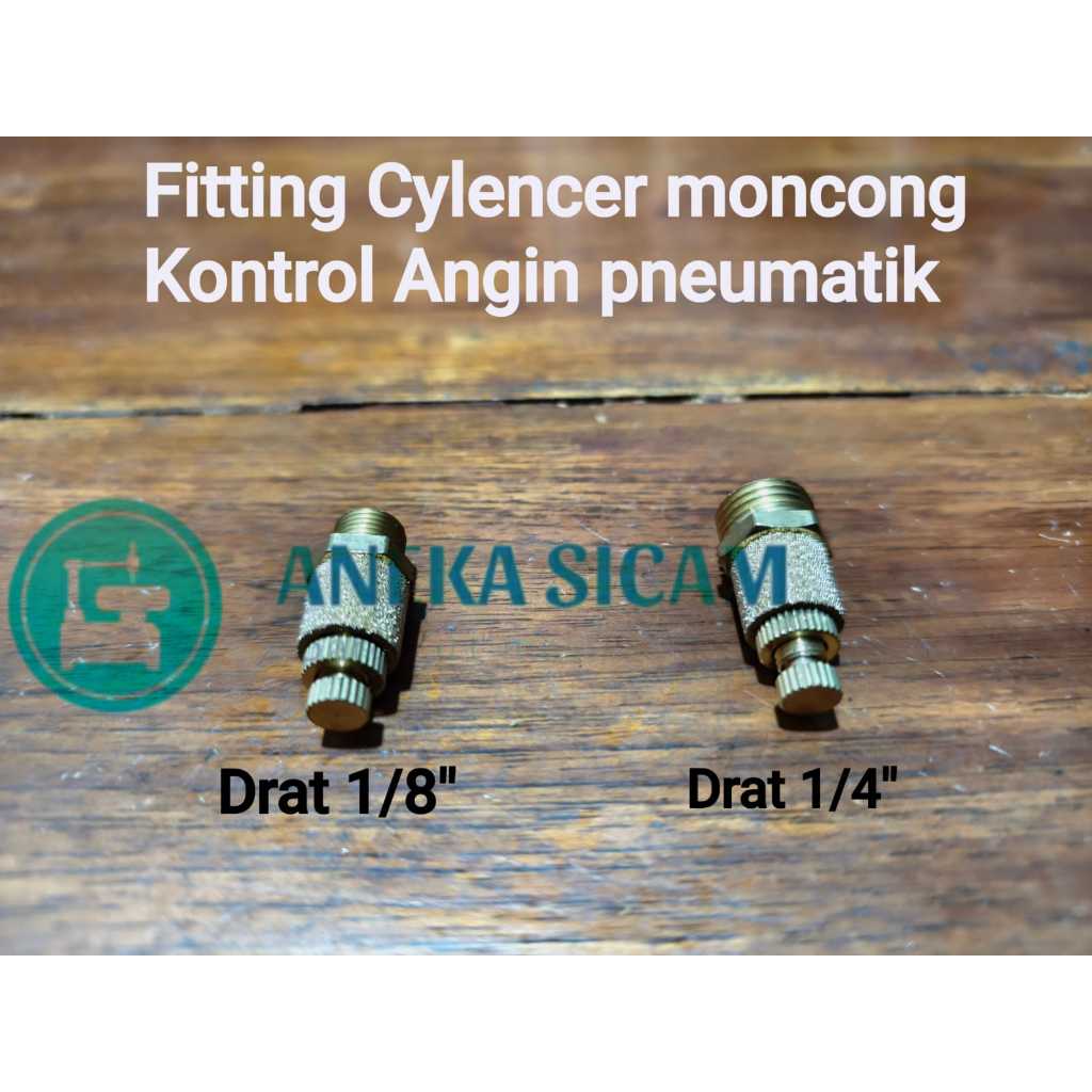 Fitting Cylencer Moncong Kontrol Angin Pneumatik