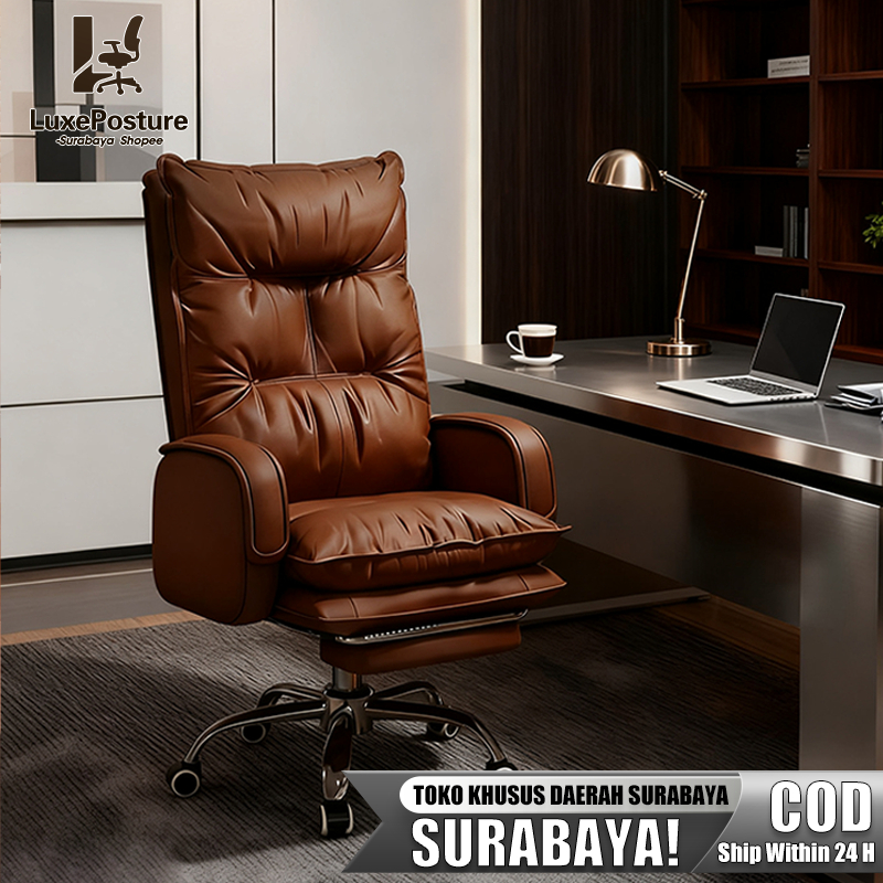 Pengiriman Dari Surabaya---Kursi Sofa Kursi Kantor Kursi Kantor Kulit Dapat Diatur Kursi Bos Kursi P