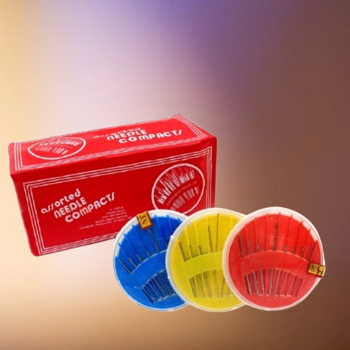 Jarum Jahit Tangan / Jarum Jahit Set Wadah Bundar / Jarum Jahit Tangan  / Jarum Jahit Set