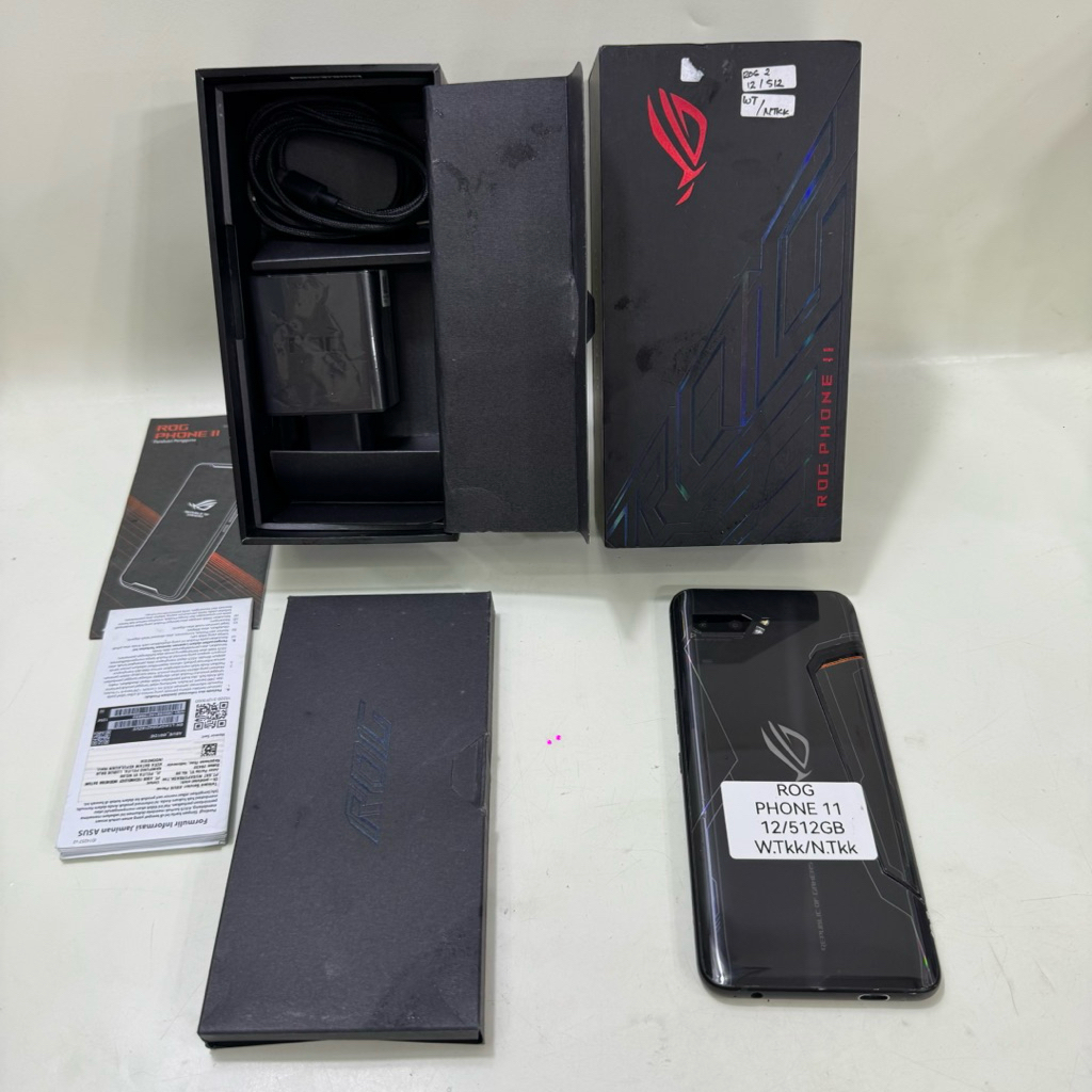 Asus Rog Phone 2 12/512gb Fullset Second Garansi Resmi