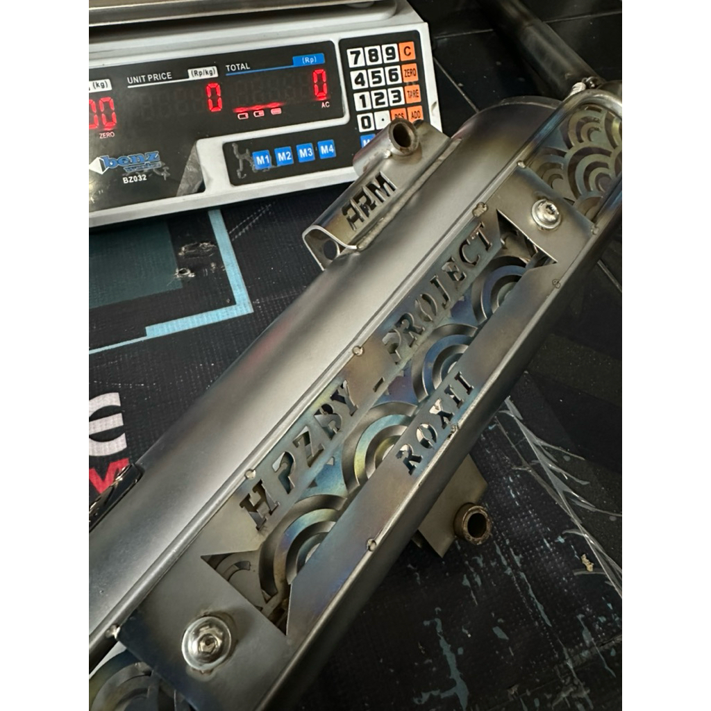 Knalpot ARM exhaust Titanium full saringan Yamaha Aerox old