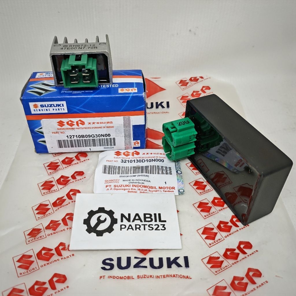 CDI UNIT + KIPROK PENGAPIAN SUZUKI SHOGUN 125 R FL FD OLD NEW ORI