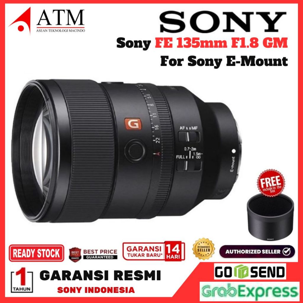 Sony FE 135mm F1.8 GM Lensa Sony FE 135 mm f/1.8 Garansi Resmi