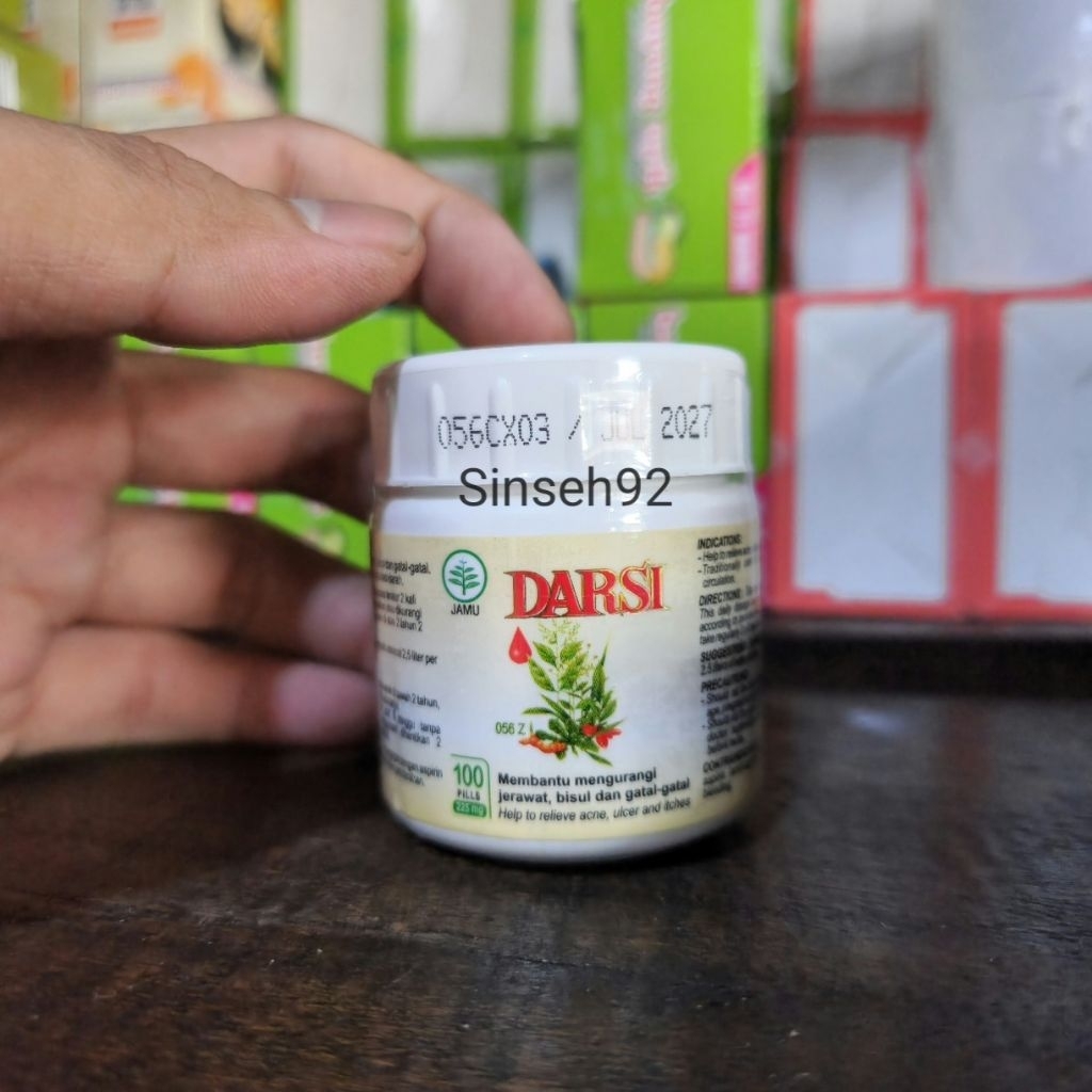 DARSI PIL ISI 100 , OBAT JERAWAT & BISUL