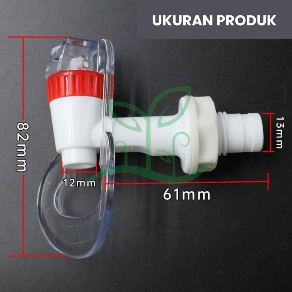 Kran Dispenser Dorong Kaca Drat Luar, Kran Dorong Kaca Guci, Galon Air, Kran Dispenser Tipe Dorong, 