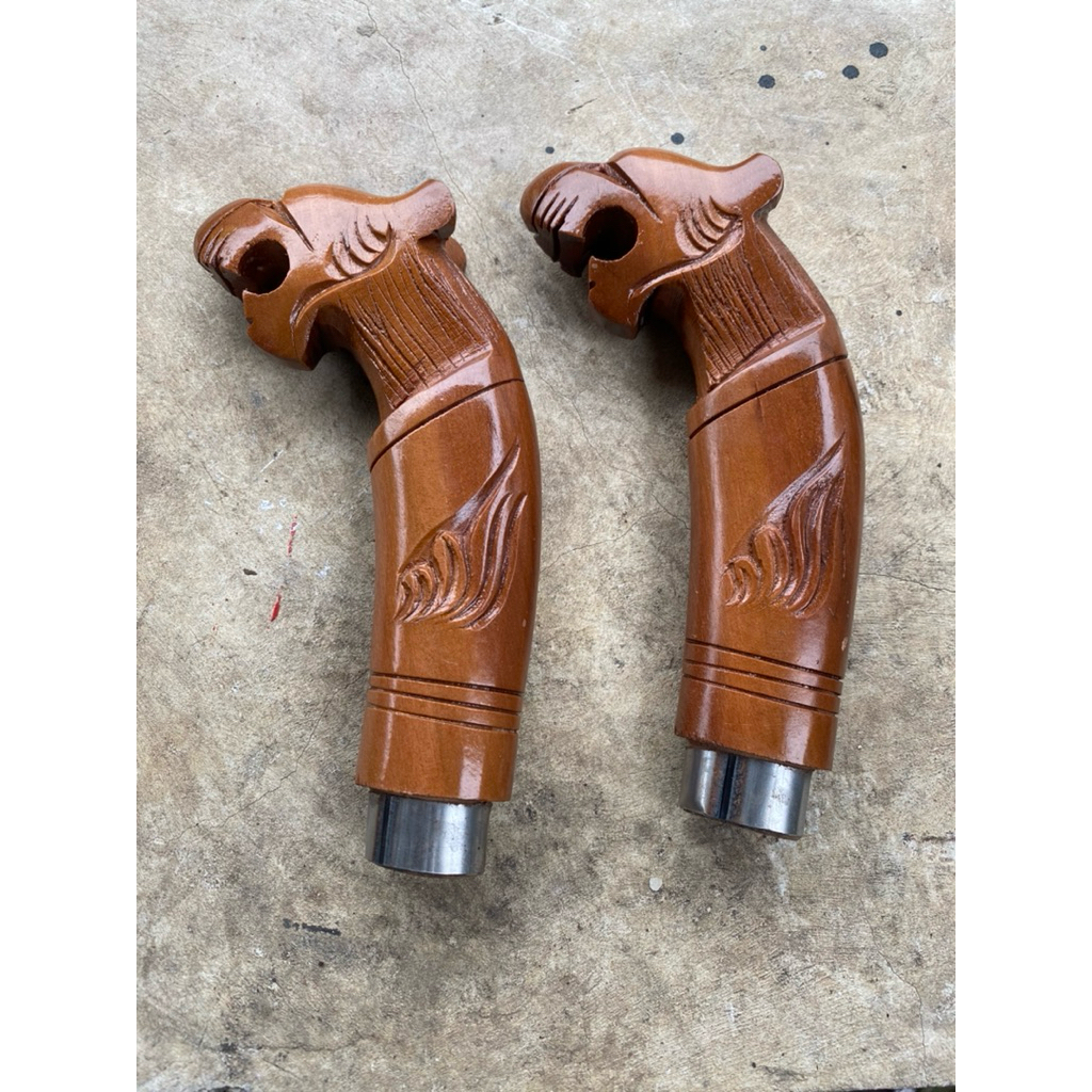 Gagang Golok Ukir Macan