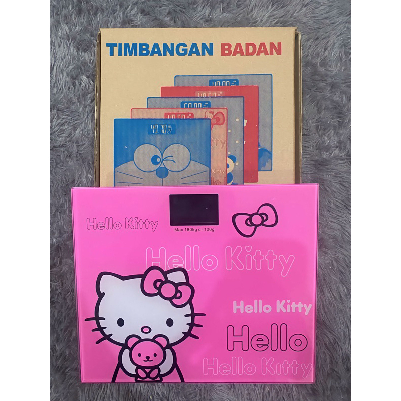 Timbangan Digital 180KG Doraemon Hello Kitty LCD