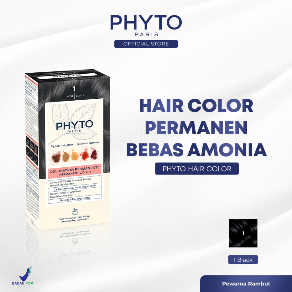 PHYTO PARIS Phyto Permanent Color Kit 1  Black