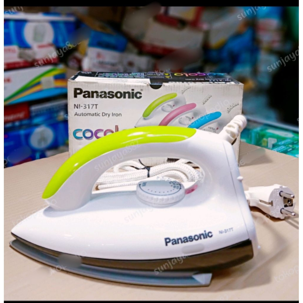 SETRIKA PANASONIC NI-317T ORIGINAL COCOLO ANTI LENGKET