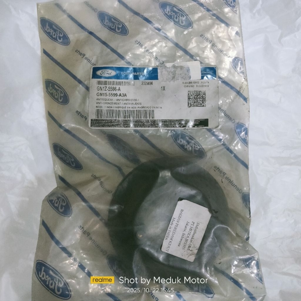 Karet Tatakan Spiral Bantalan Atas Shock Belakang Ford Ecosport Original - RR Atas Karet Bantalan Ke